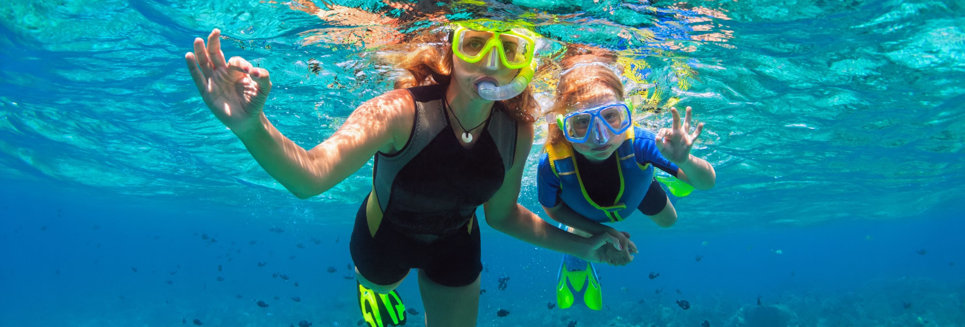 Snorkeling, fun for the whole family!